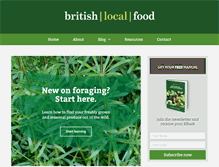 Tablet Screenshot of britishlocalfood.com